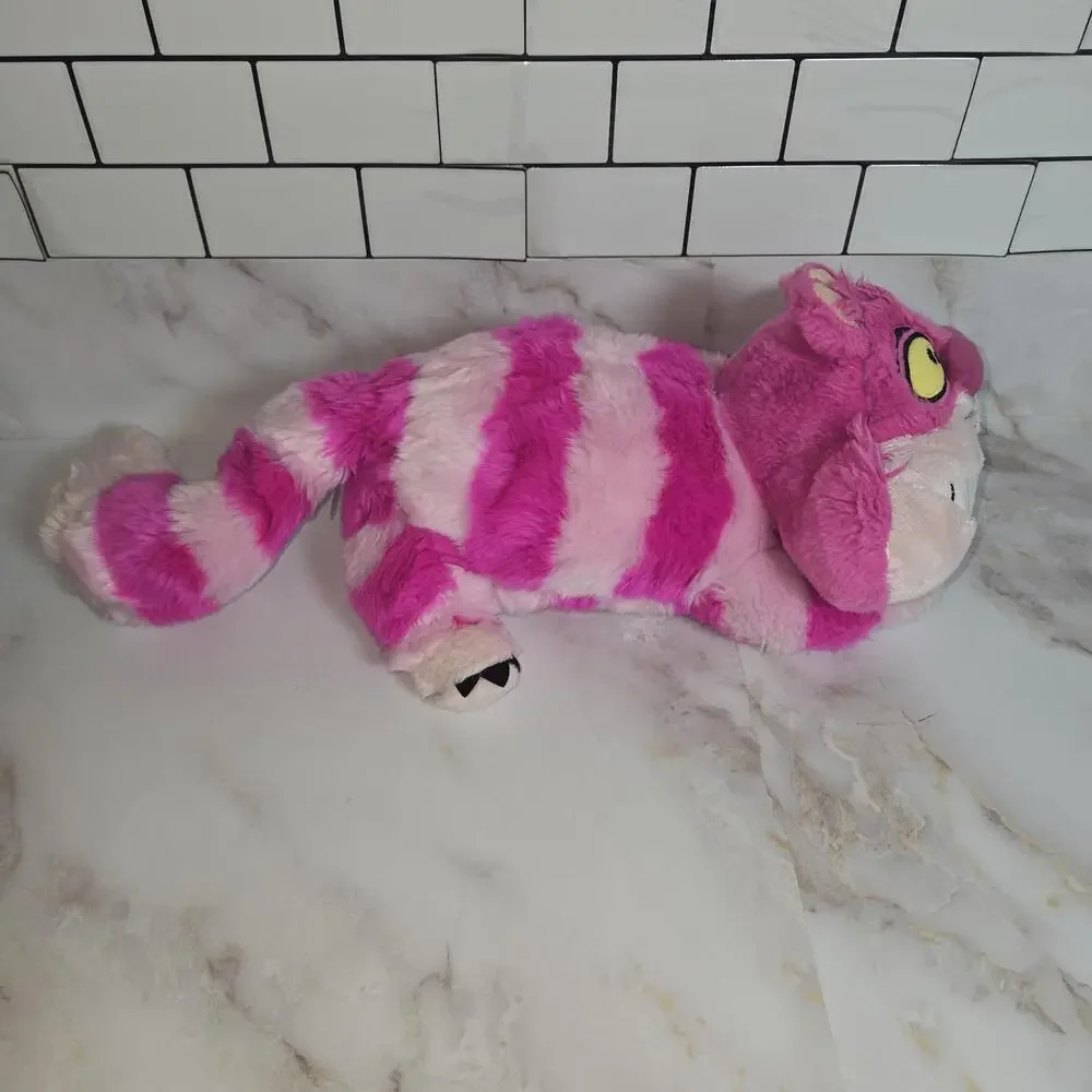 Disney Store Cheshire Cat Plush Alice in Wonderland Authentic 18” Stuffed Toy - Picture 6 of 8